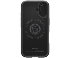Spigen Optik Armor Mag MagSafe dėklas Apple iPhone 17 juodos spalvos