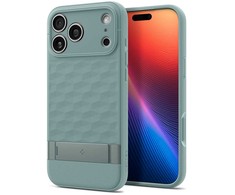 Spigen Parallax "S" MagSafe dėklas skirtas Apple iPhone 17 Pro - žalios spalvos