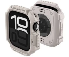 Spigen Rugged Armor dėklas skirtas Apple Watch 42mm – rusvai gelsvas