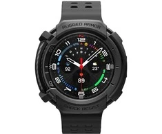 „Spigen Rugged Armor“, matinis juodas - „Galaxy Watch 8 Classic“ (46 mm)