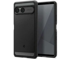Spigen Rugged Armor dėklas skirtas Sony Xperia 10 VII juodos spalvos