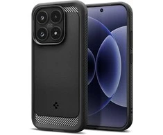 Spigen RUGGED Armor dėklas telefonui Xiaomi 17 matinės juodos spalvos