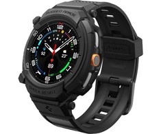 „Spigen Rugged Armor Pro“, matinis juodas - „Galaxy Watch 8 Classic“ (46 mm)