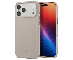 Dėklas Spigen Silicone Fit MagSafe, stone – Apple iPhone 17 Pro