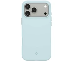 Dėklas Spigen Silicone Fit MagSafe, mute mėlynas - iPhone 17 Pro Max