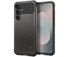Spigen Slim Armor Mag MagSafe dėklas skirtas Samsung Galaxy S25 FE – pilkos spalvos