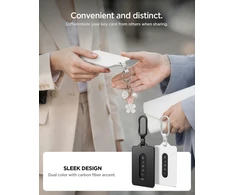 Spigen Tesla kortelių laikiklis, 2 vnt., juodas ir baltas – Tesla rakto kortelė