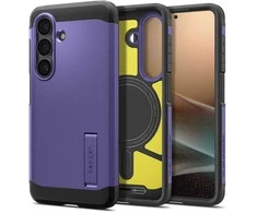 Spigen Tough Armor Mag MagSafe dėklas Samsung Galaxy S26+ Plus pelenų violetinės spalvos
