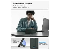 Spigen Tough Armor Mag MagSafe dėklas skirtas Samsung Galaxy S26+ – žalios spalvos