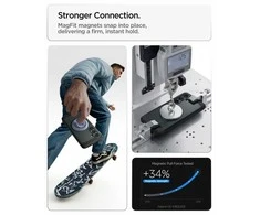 Spigen Tough Armor Mag MagSafe dėklas skirtas Samsung Galaxy S26+ – žalios spalvos