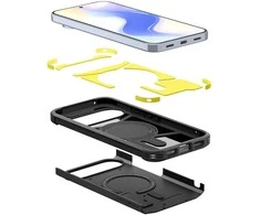Dėklas SPIGEN TOUGH ARMOR MAG MAGSAFE GOOGLE PIXEL 10 PRO XL Juodas
