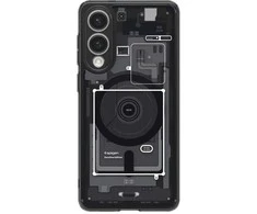 Spigen Ultra Hybrid Mag dėklas su MagSafe skirtas Samsung Galaxy S25 Edge su Print – juodos spalvos