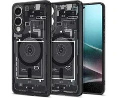 Spigen Ultra Hybrid Mag dėklas su MagSafe skirtas Samsung Galaxy S25 Edge su Print – juodos spalvos