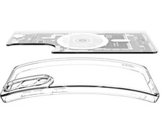 Spigen Ultra Hybrid Mag dėklas su MagSafe skirtas Samsung Galaxy S25 Edge su Print – baltos spalvos