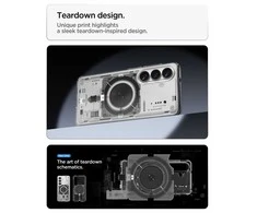 Spigen Ultra Hybrid Mag MagSafe dėklas skirtas Samsung Galaxy S26+ Neo One – skaidrus