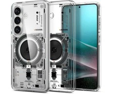Spigen Ultra Hybrid Mag MagSafe dėklas skirtas Samsung Galaxy S26+ Neo One – skaidrus