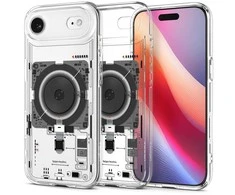 Spigen Ultra Hybrid MagSafe dėklas skirtas Apple iPhone 17 Air Neo One – skaidrus