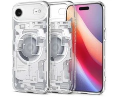 Spigen Ultra Hybrid MagSafe dėklas skirtas Apple iPhone 17 Air Zero One – baltos spalvos