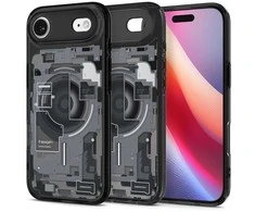 Spigen Ultra Hybrid MagSafe dėklas skirtas Apple iPhone 17 Air Zero One – juodos spalvos