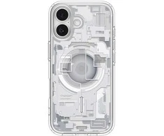 Spigen Ultra Hybrid MagSafe dėklas skirtas Apple iPhone 17 Zero One – baltos spalvos