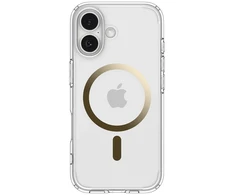 Spigen Ultra Hybrid MagSafe dėklas skirtas Apple iPhone 17 – skaidrus auksos spalvos