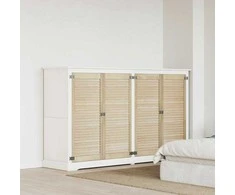 Spintelės durys su durimis 4 pcs Natūrali 49,5 x 2,1 x 110 cm