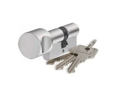 Spynos cilindras Abus KE60, 70 mm, nikeliuota