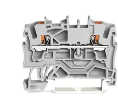 Srovės gnybtas Wago 2202-1201 DIN, 2.5 mm², 2 viet., 24 A