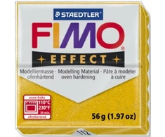 Staedtler Modelinas Fimo, 56g, blizgios auksinės spalvos