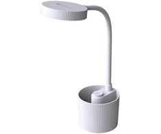 Telforceone Stalinis LED šviestuvas 5W with pen holder PURE FLB-20 AGNES baltos spalvos Forever Light