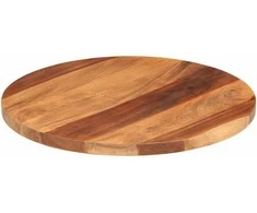 Stalviršis, 50cm, akacijos medienos masyvas, apskritas, 25–27mm