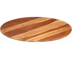 Stalviršis, 80cm, akacijos medienos masyvas, apskritas, 15–16mm