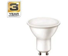 Standart LED lempa, GU10, 4.9W, 500LM, 2700K, 120°