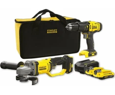 Įrankių rinkinys Stanley SFMCK471D2S-QW (SFMCD700 + SFMCG400); 18 V; 2x2,0 Ah akum.