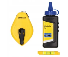 Stanley Pro Rinkinys: trasavimo virvutė 30 m 1:1 + kreida + gulsčiukas (pakeitimas 474430)
