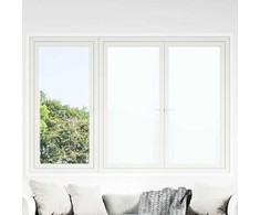 Elektrostatinė langų plėvelė Frosted Balta 90 x 500 cm PVC