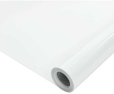Elektrostatinė langų plėvelė Frosted Balta 90 x 500 cm PVC