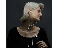 Stereo ausinės USAMS EP-50 USB-C 1.2m baltos spalvos
