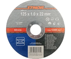 STHOR metalo pjovimo diskas 125 x 1,0 mm 08171