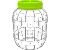 Stiklainis Browin 602013, 3 l, skaidri/žalia