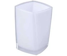 Stiklinė dantų šepetėliams Domoletti BPO-2209-1C, balta