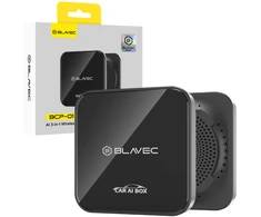 Stiprintuvas Blavec Adapteris Carplay Android Auto wireless BCP-01 – Bluetooth Wifi + kabelis USB į Typ C i Typ C į Typ C (CPAABCP01-BWB) juodos spalvos