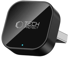 Stiprintuvas TECH-PROTECT ULTRABOOST CA01 APPLE CARPLAY / ANDROID AUTO ADAPTERIS USB BLUETOOTH 5.4 MATINĖ JUODA