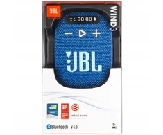 Store24 Belaidė kolonėlė JBL Wind 3 su laikikliu ant vairo, mėlynos spalvos