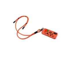 Store24 Kabelis Neckband 1.5m 60W Typ-C/Typ-C oranžinės spalvos