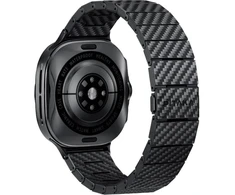 Pitaka Anglies pluošto dirželis, juodas - „Galaxy Watch“, „Galaxy Watch Ultra“