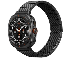 Pitaka Anglies pluošto dirželis, juodas - „Galaxy Watch“, „Galaxy Watch Ultra“