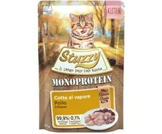 STUZZY Monoprotein Kitten vištiena – šlapias maistas kačiukams – 85g
