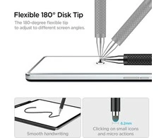 Spigen Universal Stylus Pen, juodos spalvos