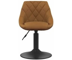 Sukamosios valgomojo kėdės 2 pcs Ruda 46 x 44 x 77.5 cm